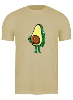 Заказать мужскую футболку в Москве. Футболка классическая Авокадо от T-shirt print  - готовые дизайны и нанесение принтов.
