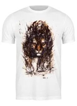 Заказать мужскую футболку в Москве. Футболка классическая TIGЕR!!! от Алексс Неро - готовые дизайны и нанесение принтов.