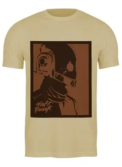 Заказать мужскую футболку в Москве. Футболка классическая Daft punk             от dyzel1 - готовые дизайны и нанесение принтов.