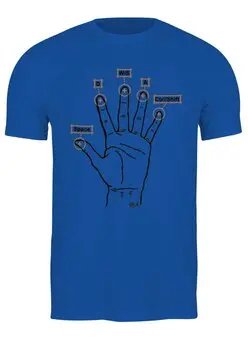 Заказать мужскую футболку в Москве. Футболка классическая Рука геймера от OEX design - готовые дизайны и нанесение принтов.