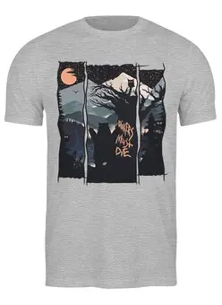 Заказать мужскую футболку в Москве. Футболка классическая Wild Graffiti от oneredfoxstore@gmail.com - готовые дизайны и нанесение принтов.