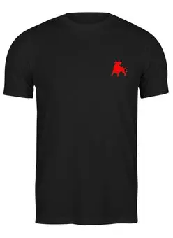 Заказать мужскую футболку в Москве. Футболка классическая Красный бык от lissaart@yandex.ru - готовые дизайны и нанесение принтов.