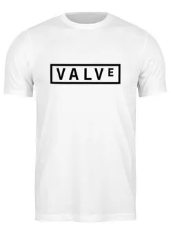 Заказать мужскую футболку в Москве. Футболка классическая Valve от YellowCloverShop - готовые дизайны и нанесение принтов.