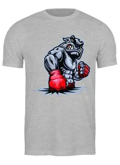 Заказать мужскую футболку в Москве. Футболка классическая Боксер от T-shirt print  - готовые дизайны и нанесение принтов.