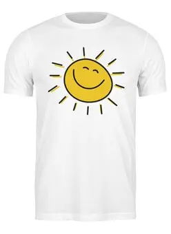 Заказать мужскую футболку в Москве. Футболка классическая Sun   от Kostya  - готовые дизайны и нанесение принтов.