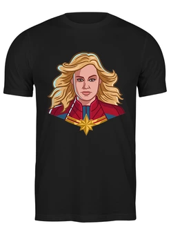 Заказать мужскую футболку в Москве. Футболка классическая Wonder Woman от skynatural - готовые дизайны и нанесение принтов.