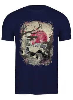 Заказать мужскую футболку в Москве. Футболка классическая Offroad от oneredfoxstore@gmail.com - готовые дизайны и нанесение принтов.
