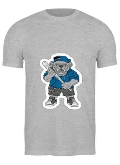 Заказать мужскую футболку в Москве. Футболка классическая Собачка от acidhouses - готовые дизайны и нанесение принтов.