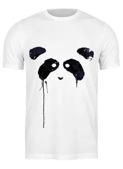 Заказать мужскую футболку в Москве. Футболка классическая Panda от Антонио Венце - готовые дизайны и нанесение принтов.