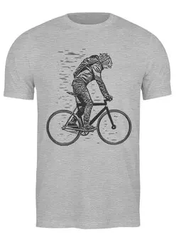 Заказать мужскую футболку в Москве. Футболка классическая Bike Punk  от oneredfoxstore@gmail.com - готовые дизайны и нанесение принтов.