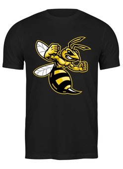 Заказать мужскую футболку в Москве. Футболка классическая Пчела от skynatural - готовые дизайны и нанесение принтов.
