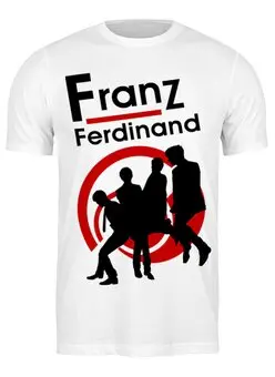 Заказать мужскую футболку в Москве. Футболка классическая Franz Ferdinand от geekbox - готовые дизайны и нанесение принтов.