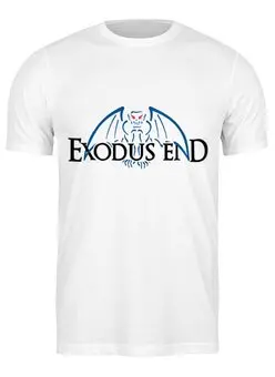Заказать мужскую футболку в Москве. Футболка классическая Exodus от Fedor - готовые дизайны и нанесение принтов.