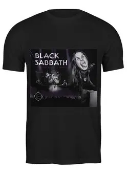 Заказать мужскую футболку в Москве. Футболка классическая Black Sabbath от Fedor - готовые дизайны и нанесение принтов.