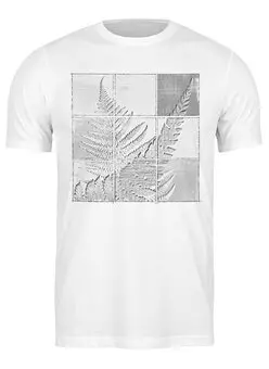 Заказать мужскую футболку в Москве. Футболка классическая Ferns Square от oneredfoxstore@gmail.com - готовые дизайны и нанесение принтов.