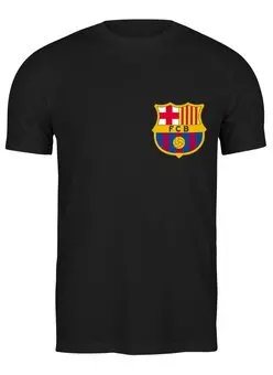 Заказать мужскую футболку в Москве. Футболка классическая Барселона от queen  - готовые дизайны и нанесение принтов.