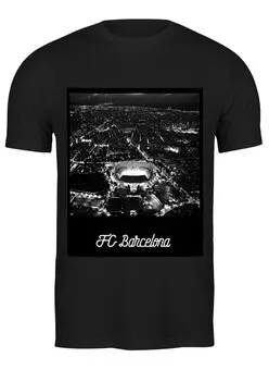 Заказать мужскую футболку в Москве. Футболка классическая FC Barcelona | Camp Nou 2021 от 0x000000123 - готовые дизайны и нанесение принтов.