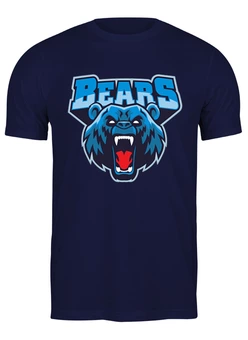 Заказать мужскую футболку в Москве. Футболка классическая Медведи от skynatural - готовые дизайны и нанесение принтов.
