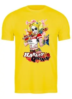 Заказать мужскую футболку в Москве. Футболка классическая Harley Quinn от ПРИНТЫ ПЕЧАТЬ  - готовые дизайны и нанесение принтов.