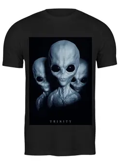 Заказать мужскую футболку в Москве. Футболка классическая Aliens от Дана Столыпина - готовые дизайны и нанесение принтов.