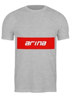 Заказать мужскую футболку в Москве. Футболка классическая Arina от THE_NISE  - готовые дизайны и нанесение принтов.
