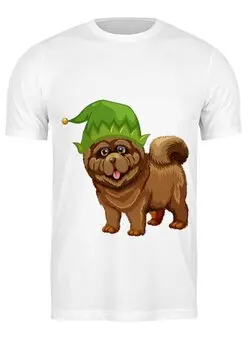 Заказать мужскую футболку в Москве. Футболка классическая Собака от Romanova - готовые дизайны и нанесение принтов.