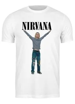 Заказать мужскую футболку в Москве. Футболка классическая Nirvana от rancid - готовые дизайны и нанесение принтов.
