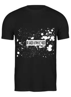 Заказать мужскую футболку в Москве. Футболка классическая Radiohead  от ksnkch - готовые дизайны и нанесение принтов.
