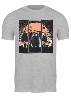 Заказать мужскую футболку в Москве. Футболка классическая Zombie Killer от oneredfoxstore@gmail.com - готовые дизайны и нанесение принтов.