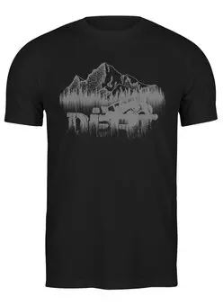 Заказать мужскую футболку в Москве. Футболка классическая Offroad от oneredfoxstore@gmail.com - готовые дизайны и нанесение принтов.