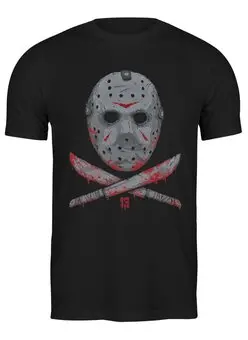 Заказать мужскую футболку в Москве. Футболка классическая Horror  от T-shirt print  - готовые дизайны и нанесение принтов.