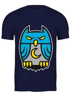 Заказать мужскую футболку в Москве. Футболка классическая Сова (Owl) от icase - готовые дизайны и нанесение принтов.