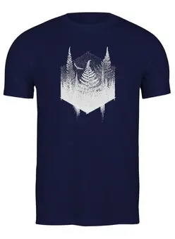 Заказать мужскую футболку в Москве. Футболка классическая Forest Fern от oneredfoxstore@gmail.com - готовые дизайны и нанесение принтов.