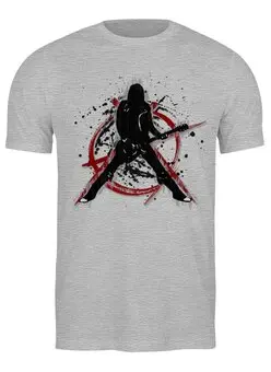 Заказать мужскую футболку в Москве. Футболка классическая Punk Ramones от oneredfoxstore@gmail.com - готовые дизайны и нанесение принтов.