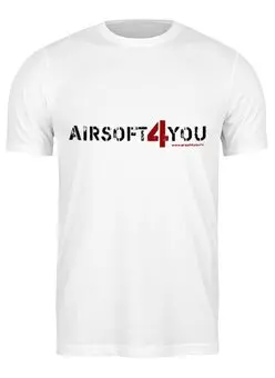 Заказать мужскую футболку в Москве. Футболка классическая аирсофтфою от airsoft4you - готовые дизайны и нанесение принтов.