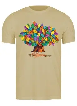 Заказать мужскую футболку в Москве. Футболка классическая iCalistini The Happiness Tree Дерево Счастья от iCALISTIni - готовые дизайны и нанесение принтов.