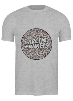Заказать мужскую футболку в Москве. Футболка классическая Arctic Monkeys от YellowCloverShop - готовые дизайны и нанесение принтов.