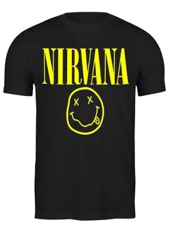 Заказать мужскую футболку в Москве. Футболка классическая Nirvana от dizer - готовые дизайны и нанесение принтов.