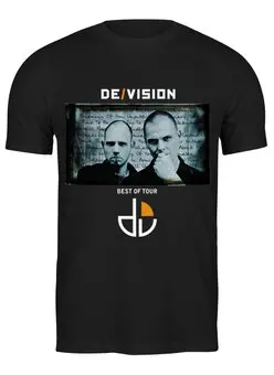 Заказать мужскую футболку в Москве. Футболка классическая De/Vision Best of tour от OEX design - готовые дизайны и нанесение принтов.
