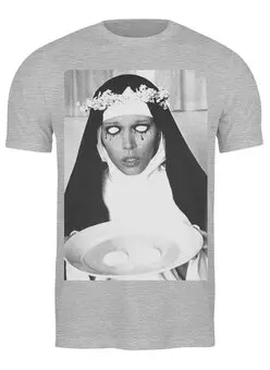 Заказать мужскую футболку в Москве. Футболка классическая Surrealistic Amanda Lear от subwaystranger - готовые дизайны и нанесение принтов.