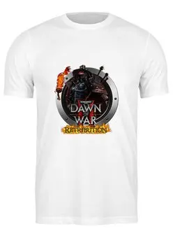 Заказать мужскую футболку в Москве. Футболка классическая Dawn of War от THE_NISE  - готовые дизайны и нанесение принтов.