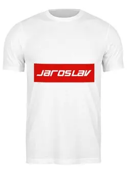 Заказать мужскую футболку в Москве. Футболка классическая Jaroslav от THE_NISE  - готовые дизайны и нанесение принтов.