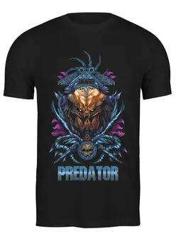 Заказать мужскую футболку в Москве. Футболка классическая ☢PREDATOR☢ от balden - готовые дизайны и нанесение принтов.