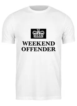 Заказать мужскую футболку в Москве. Футболка классическая weekend offender kids от торгаш - готовые дизайны и нанесение принтов.
