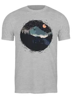Заказать мужскую футболку в Москве. Футболка классическая Offroad от oneredfoxstore@gmail.com - готовые дизайны и нанесение принтов.