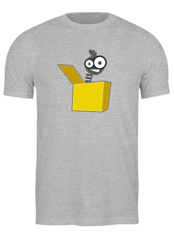 Заказать мужскую футболку в Москве. Футболка классическая Джек из коробки от cooldesign  - готовые дизайны и нанесение принтов.