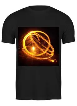 Заказать мужскую футболку в Москве. Футболка классическая Global  space magic  mars (коллекция огонь) от Global Space Magic  - готовые дизайны и нанесение принтов.