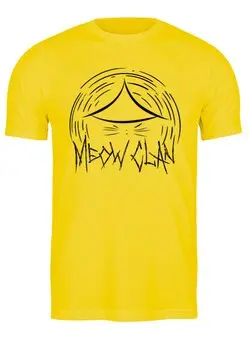 Заказать мужскую футболку в Москве. Футболка классическая Meow-Tang Clan от oneredfoxstore@gmail.com - готовые дизайны и нанесение принтов.