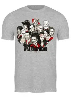 Заказать мужскую футболку в Москве. Футболка классическая The Walking Dead от Pomidor - готовые дизайны и нанесение принтов.