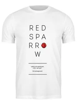 Заказать мужскую футболку в Москве. Футболка классическая Красный воробей от татьяна стрелкова - готовые дизайны и нанесение принтов.